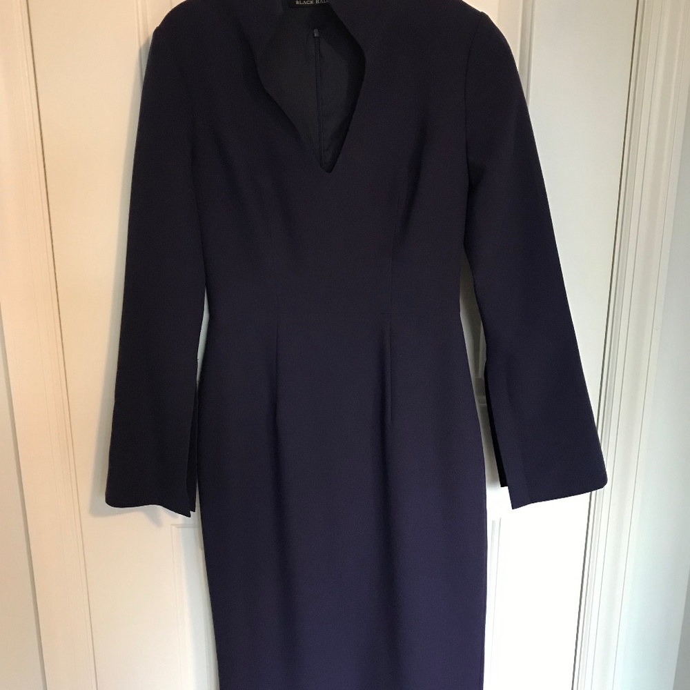 Black halo Dark purple/eggplant color dress   Size 4